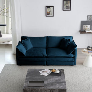 Modern Fabric Loveseat Sofa Couch for Living Room