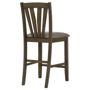 Maxine - Upholstered Counter Height Dining Side Chair (Set of 2) - Brown