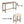 4 Piece Bar Table Set With Power Outlet, 3 Padded Stools