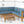 Brava X-Back 4-Piece Sofa Set, Blue