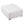 White Boucle Multipurpose Ottoman