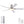 Flush Mount Ceiling Fans With LED Light And Remote Control, 5 Blades