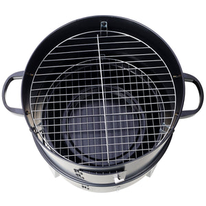 Charcoal Smoker Grill Wood Smoker Grills Outdoor Cooking 16 Inch Portable BBQ