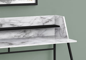 Computer Desk for Home Office Laptop with Storage Shelves, Contemporary & Modern