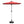 Rectangle Patio Umbrella with Crank Lift and Tilt Function, Brick