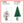 3FT Flocked Christmas Tree with Pot Base
