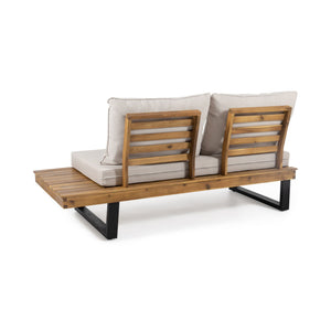 Sebastian Hand Crafted 4 Piece Sofa Set with Water Resistant Cushions