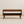 Solid Wood Chestnut Bench with Leather Seat Pad