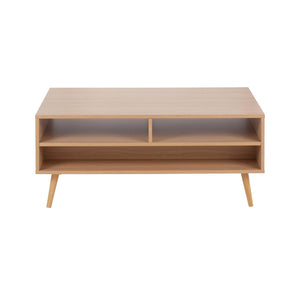 Astro - Contemporary Coffee Table - Natural / White