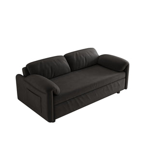 Sofa, Dual Purpose Lounge With Retractable Queen Size Bed