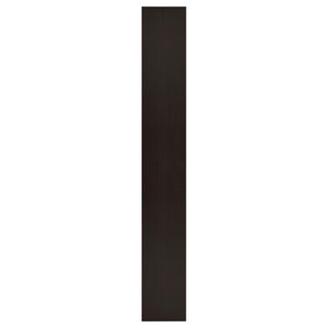 Rectangular Bookcase Tall Slim Storage With 9 Shelves - Brown