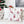 Christmas Throw Pillow With Embroidered Reindeer And Snowflakes - White