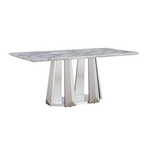 Marble Dining Table for 6 People