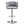 360 Degree Swivel Bar Stools Adjustable Counter Height Bar Chairs With Woven Back & Footrest, Silver Chromed Bar Stools For Kitchen Island (Set of 2) - Gray
