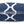 4 Pack Outdoor Lumbar Pillow with Inserts - Navy Trellis