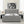 Brooklyn King Tufted Panel Bed Headboard and Footboard Set, Opal Grey Velvet