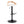 Grotto - Contemporary Adjustable Barstool With Swivel With Rounded T Footrest Elegant Design (Set of 2)