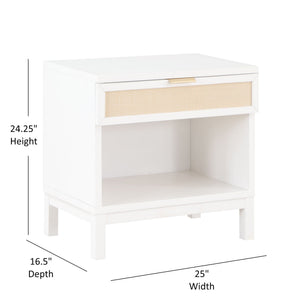 Blake - 1 Drawer Nightstand - White