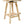 Rustic Bar Stool, Fir Wood Construction, Wide Armrest
