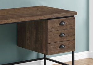 Computer Desk For Home Office, Laptop, 3 Storage Drawers, Contemporary & Modern