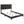 Tufted Full Panel Bed With Button Tufted Headboard, Platform Design - Charcoal