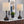 Genie - Contemporary Table Lamp (Set of 2) - Matte Black / Oatmeal
