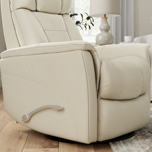 Bentley - Swivel Glider Recliner With Manual Adjustable Headrest & Footrest