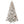 8ft Flocked Pre-Lit Christmas Tree with 500 UL Warm Lights