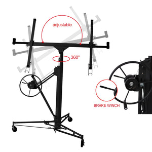 Heavy Duty Drywall Lift Panel Hoist with Adjustable Height