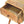Solid Wood Mini Curved Nightstand, 2-Drawers, Oak-ish