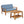 2 Piece Conversation Set, Loveseat & Coffee Table