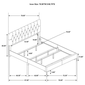 James - Panel Bed