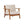 29.5' Mid-Century Modern Acacia Wood Outdoor Club Chair