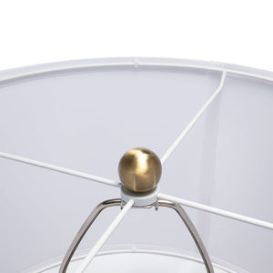 Geode-Inspired Gold Aluminum Table Lamp