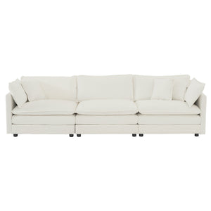 Sofa Set of 2 Chenille Couch, 2+3 Seater Sofa Set Deep Seat Sofa