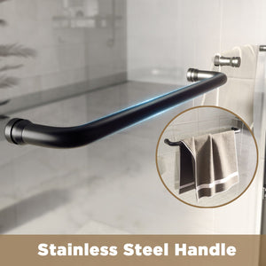 Double Sliding Shower Door With Explosion Proof Film