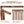 Outdoor Dining Chairs Set for 2, Acacia Wood Frame with Teak Finish