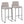 Fuji - Contemporary High Back Barstool Elegant Design
