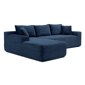105'' Modular Sectional Sofa with Deep Seat and Chaise