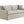Upendo - Pattern Linen Sofa With 2 Toss Pillows - Beige