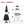 HOMCOM 5' Artificial Pencil Christmas Tree