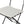 3 Pieces Patio Bistro Balcony Metal Chair Table Set - Gray