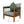 [Set of 2] Acacia Wood Outdoor Club Chair with Rope Accents
