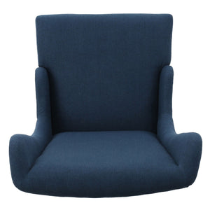 Alight Upholstered Dining Chair With High Back And Birch Wood Legs
