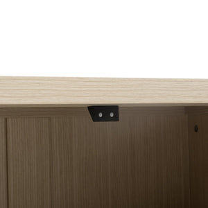 Sideboard Buffet Cabinet with 4 Doors and Adjustable Shelves
