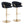 Claire - Contemporary / Glam Adjustable Bar Stool (Set of 2)