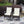 2-Piece Liberatore Dining Chairs with Beige Cushions