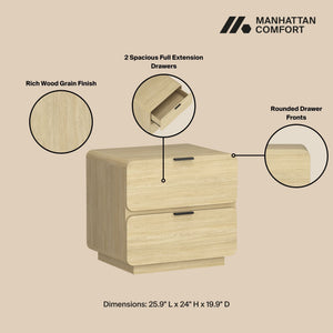 Chrystie - Modern Nightstand