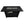 Outdoor Fire Pit Table With Lid, - Black