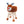 Animal Ottoman Stool - Polyester Upholstered Cute Deer Foot Stool